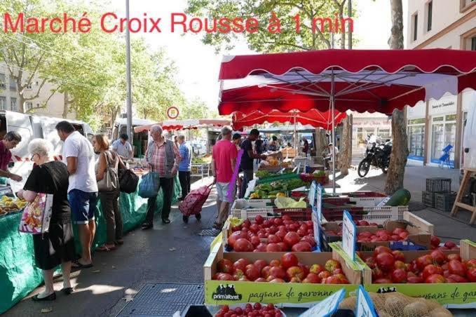 Le Croix Rousse Jacquard Daire Lyon Dış mekan fotoğraf